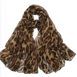 Leopard Print Scarf